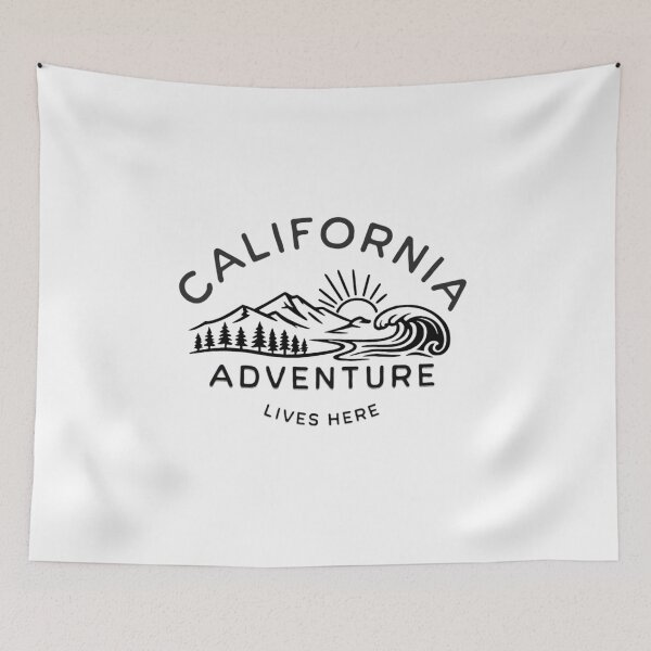 Item preview, California Adventure Lives Here designed and sold by BlackRockX.