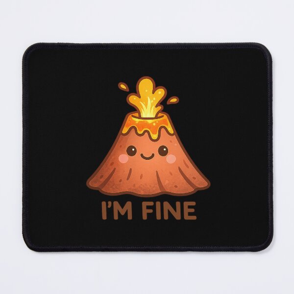 Item preview, Kawaii Volcano — I’m Fine designed and sold by DreamMachine69.