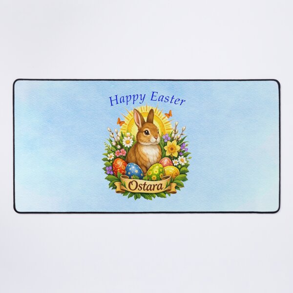 Item preview, Easter Ostara Blessings – Spring Renewal Rabbit designed and sold by MysticOzzy.