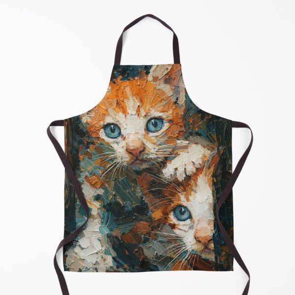 Item preview, Two Curious Kittens with Vibrant Blue Eyes designed and sold by caracatita75.