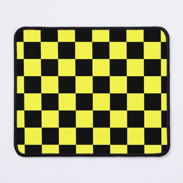 Item preview, Black and Yellow Checkerboard Pattern - Bold Retro Arcade Vibes designed and sold by Lainey1978.