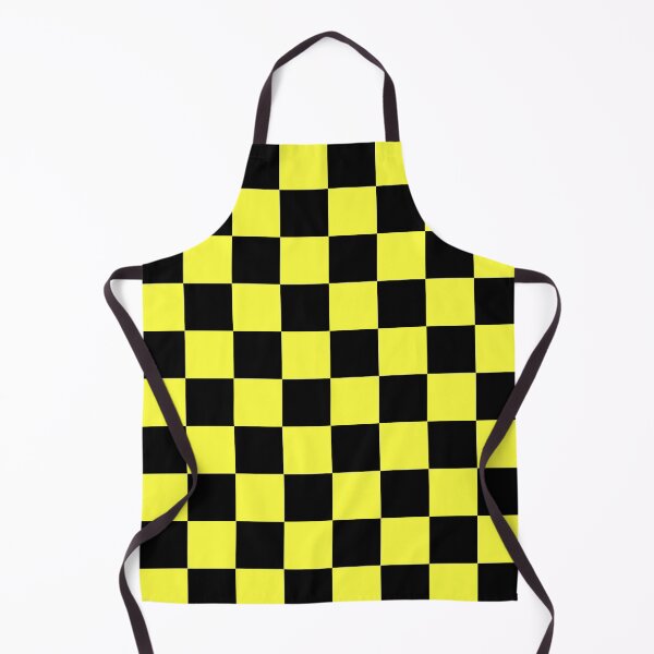 Item preview, Black and Yellow Checkerboard Pattern - Bold Retro Arcade Vibes designed and sold by Lainey1978.