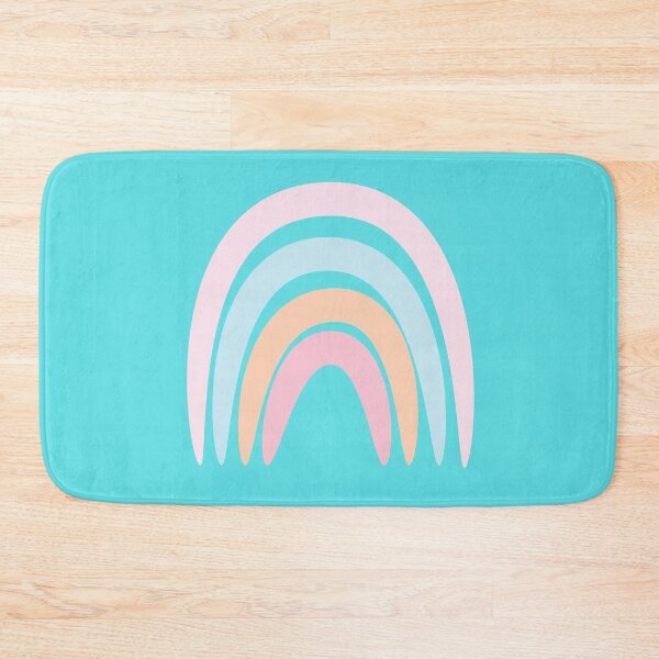 Item preview, Retro Rainbow in Aqua  designed and sold by Ink & Print Store .