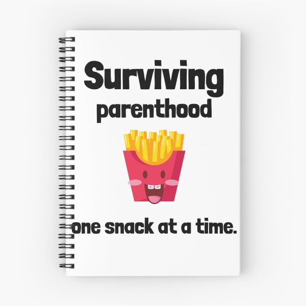 Item preview, Surviving Parenthood One Snack At A Time Funny Parenting Shirt designed and sold by DrakesTees.