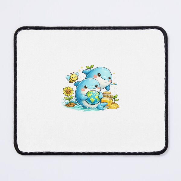 Item preview, Cute Eco Dolphin Holding Earth designed and sold by oli-ml.