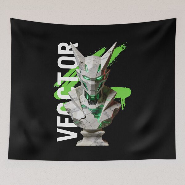 Item preview, VECTOR – Geometric Cyber Statue designed and sold by Marble Void.