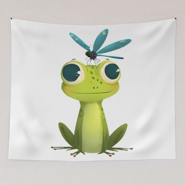 Item preview, Frog & Dragonfly Squad designed and sold by Retro Whimsy.