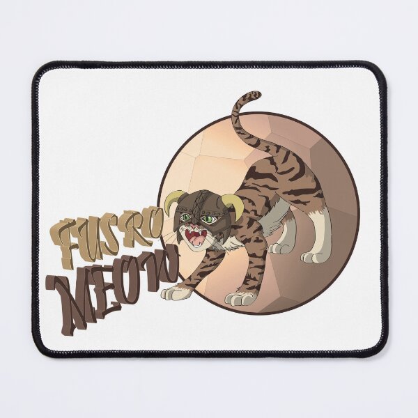 Item preview, Dragonborn Cat - Fus Ro Meow designed and sold by GeekyCatDesign.