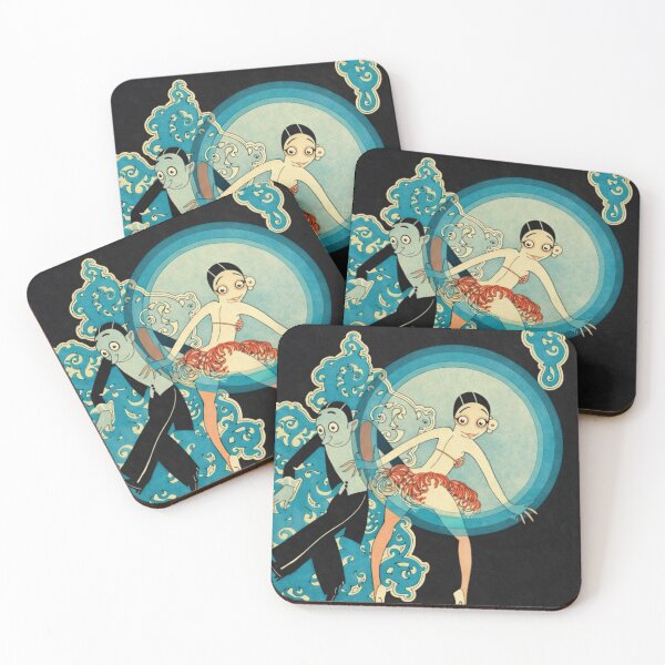 Item preview, Art Deco Illustration Dancing Couple Jazz Vintage Art Lovers designed and sold by RickE.