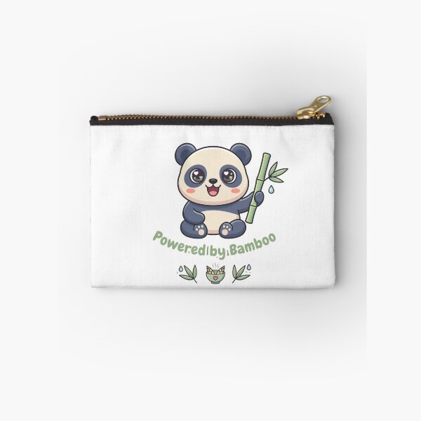 Item preview, Powered by Bamboo – Cute Panda Funny Aesthetic Design designed and sold by SarcasmThreads.