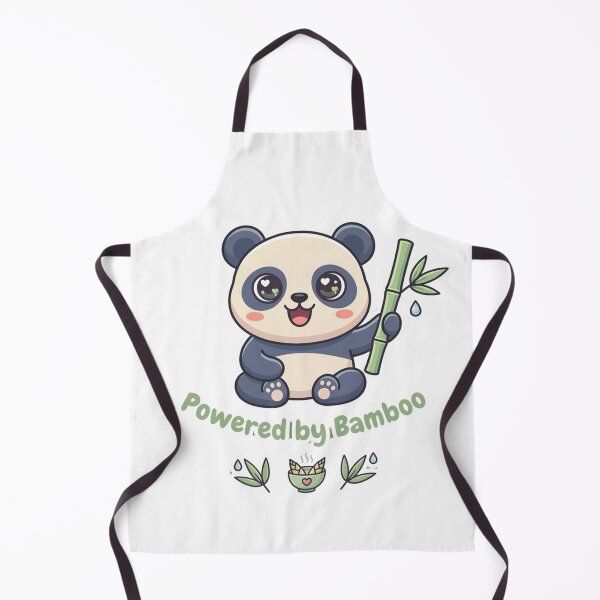 Item preview, Powered by Bamboo – Cute Panda Funny Aesthetic Design designed and sold by SarcasmThreads.