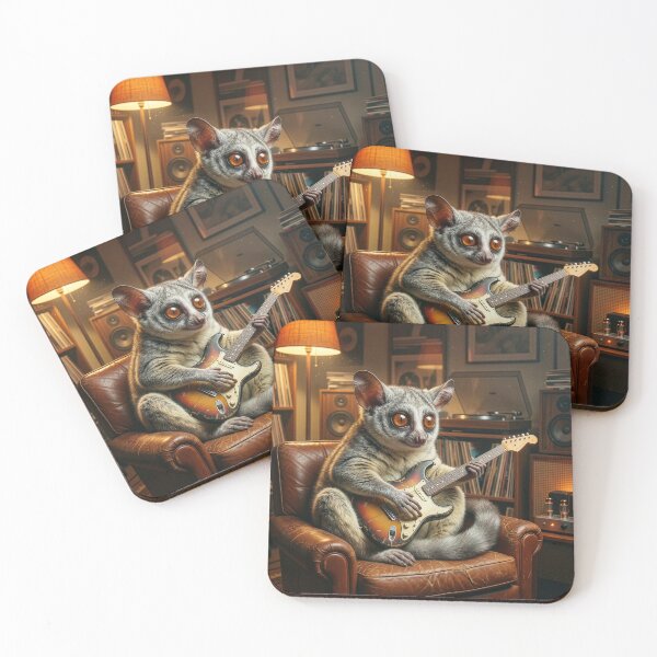 Item preview, Bush Baby Plays His Electric Guitar designed and sold by Tridentulus.