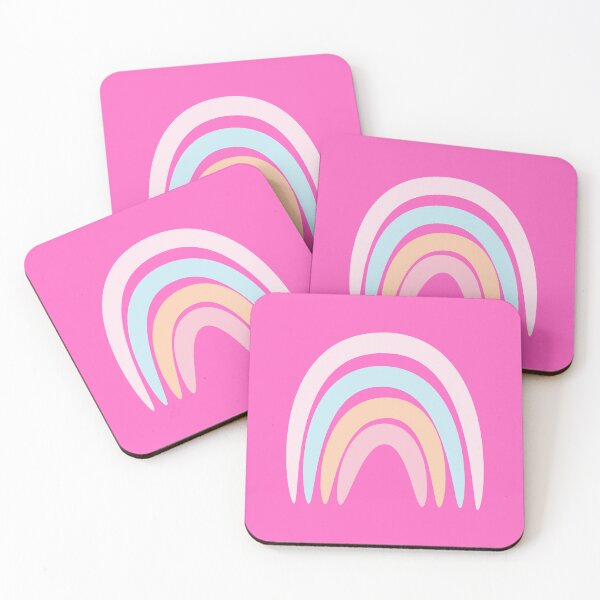 Item preview, Retro Rainbow in Pink  designed and sold by Ink & Print Store .