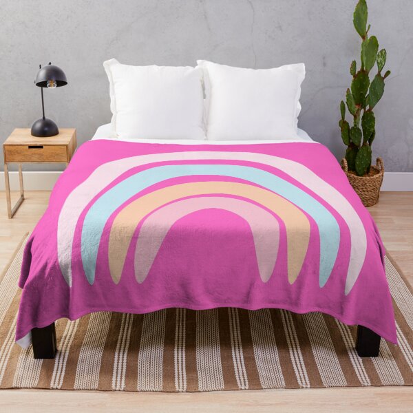 Item preview, Retro Rainbow in Pink  designed and sold by Ink & Print Store .