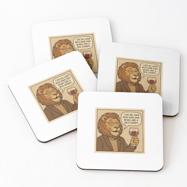 Item preview, Savage Lion Hannibal Lecter Parody – “I Ate His Liver” Quote designed and sold by Donsean22.