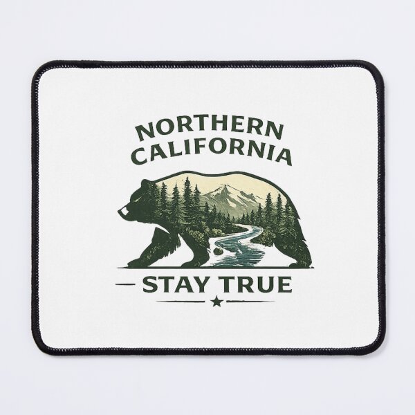 Item preview, Northern California Stay True designed and sold by BlackRockX.