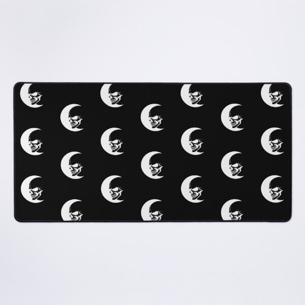 Item preview, Minimalist Skull Moon Silhouette designed and sold by CyrilloArt.