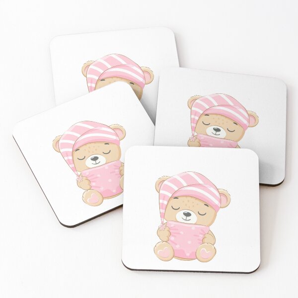 Item preview,  Cute Sleeping Bear – Kawaii Cozy Pastel Illustration designed and sold by Shopchid.