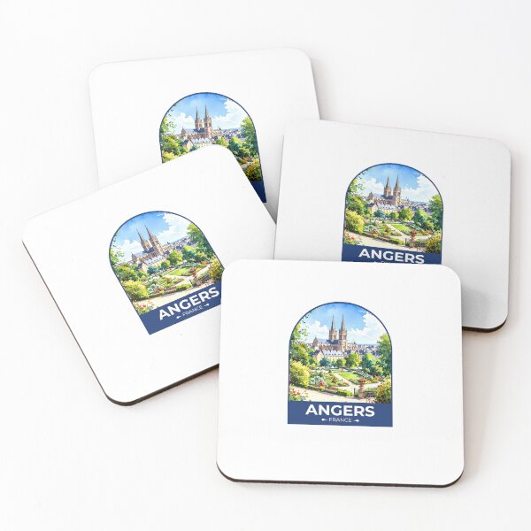 Item preview, Angers France Travel Sticker designed and sold by TulipaGraphics.
