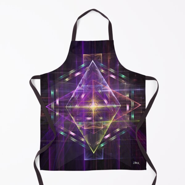 Item preview, Symmetrical Neon Geometry Art - Borsalino (Rectangular Version) designed and sold by studiobprints.