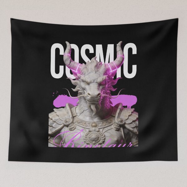Item preview, Cosmic Minotaur – Galactic Beast Statue designed and sold by Marble Void.