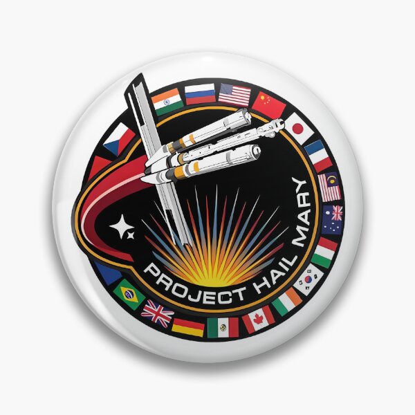 Item preview, Hail Mary Mission Patch designed and sold by delllsdesigns.