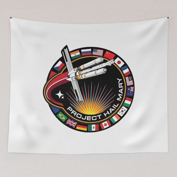 Item preview, Hail Mary Mission Patch designed and sold by delllsdesigns.