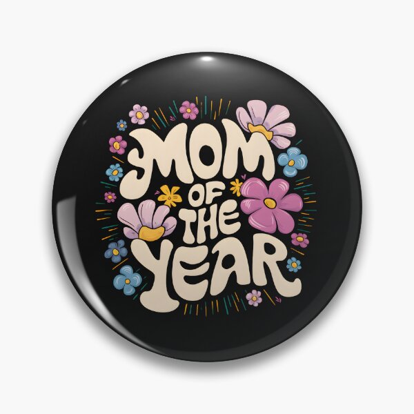 Item preview, Quote mother's day, flowers, colorful, uppercase letters, whimsical style,  designed and sold by madevdine.