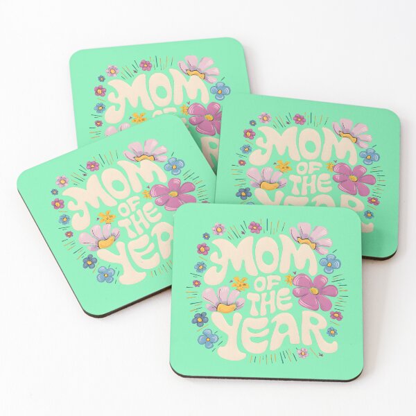 Item preview, Quote mother's day, flowers, colorful, uppercase letters, whimsical style,  designed and sold by madevdine.