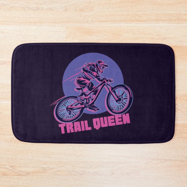 Item preview, Trail Queen MTB Girl Mountain Biking Neon Retro designed and sold by LinaValearte.