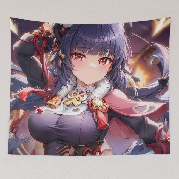 Item preview, Yun Jin Genshin Impact Fiery Opera Night Pose designed and sold by mildaclairmo.