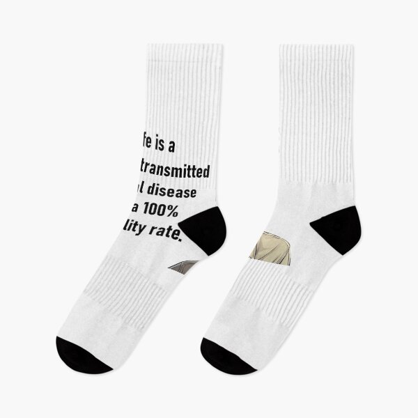 Item preview, "Life is a sexually transmitted terminal disease with a 100% mortality rate." - Abram @ spunkyZeST designed and sold by spunkyZeST.