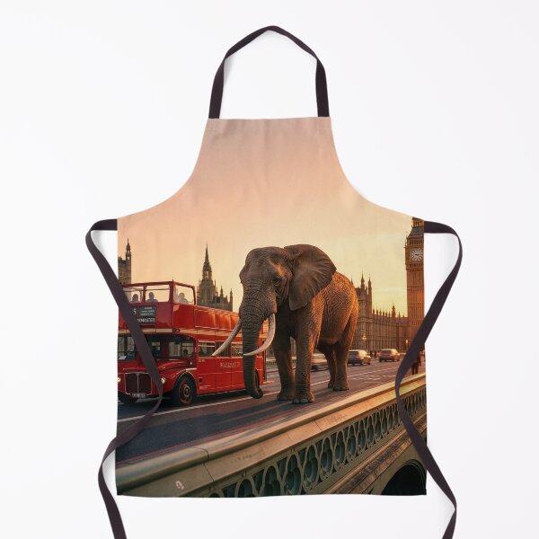 Item preview, Elephant Crosses Westminster Bridge in London designed and sold by Tridentulus.