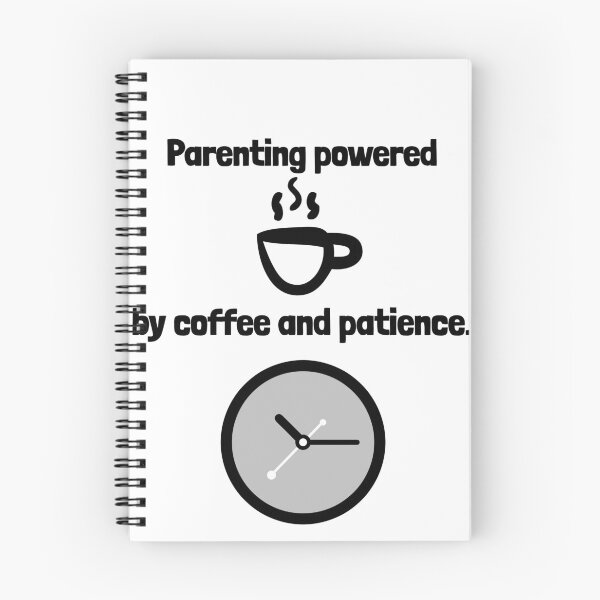 Item preview, Parenting Powered By Coffee And Patience Funny Parenting Shirt designed and sold by DrakesTees.