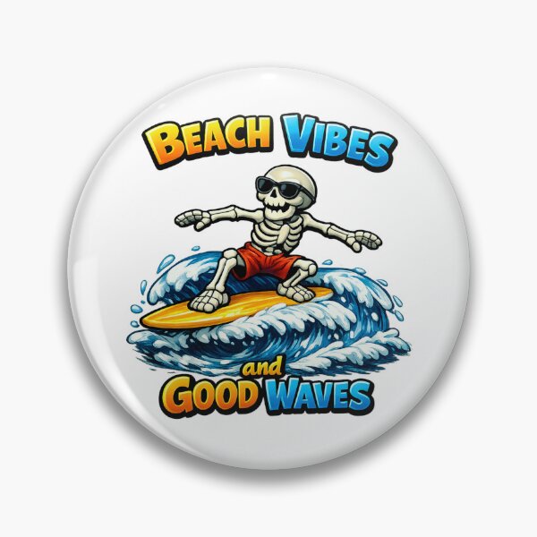 Item preview, Beach Vibes and Good Waves designed and sold by LuveraxArt.