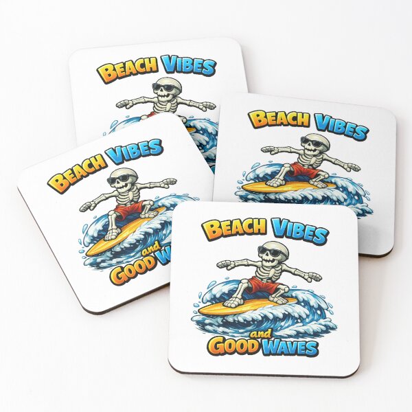 Item preview, Beach Vibes and Good Waves designed and sold by LuveraxArt.