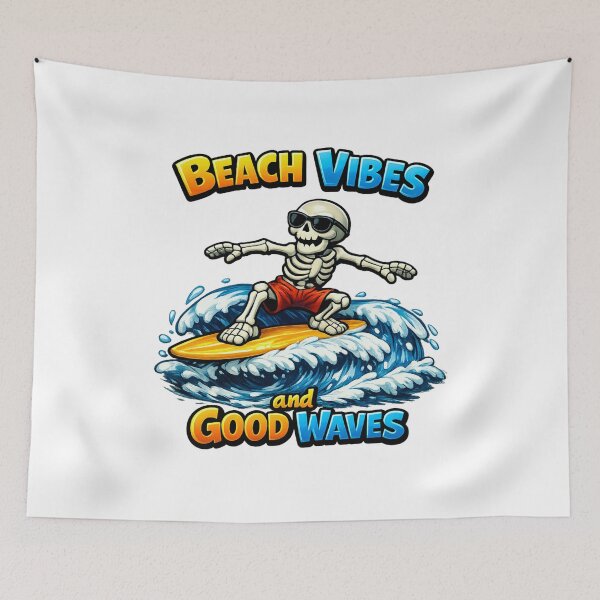 Item preview, Beach Vibes and Good Waves designed and sold by LuveraxArt.