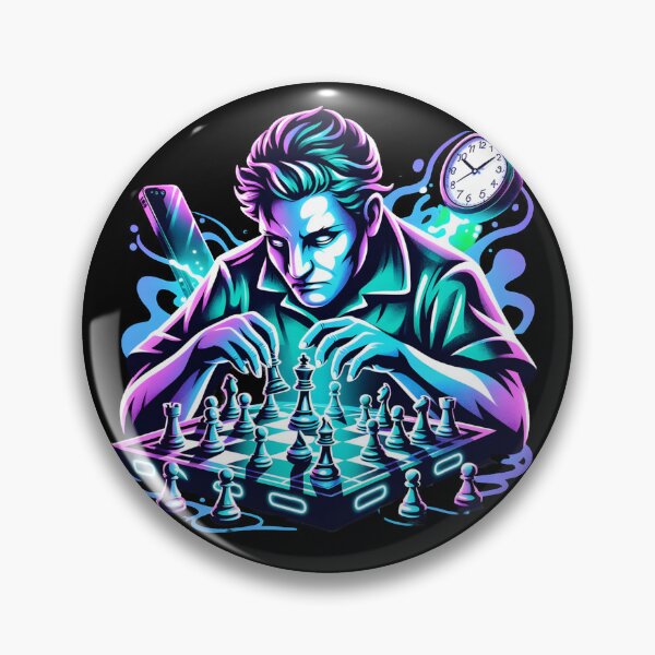 Item preview, Chess Now Life Later Neon Strategy Design designed and sold by ArdjaN_PL.