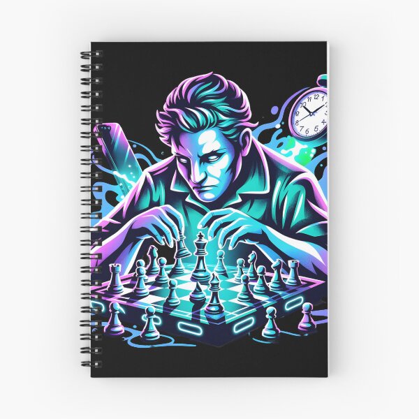 Item preview, Chess Now Life Later Neon Strategy Design designed and sold by ArdjaN_PL.