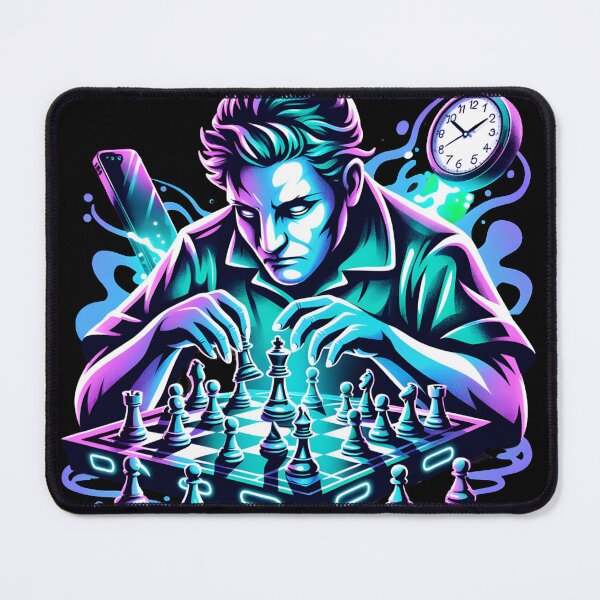 Item preview, Chess Now Life Later Neon Strategy Design designed and sold by ArdjaN_PL.