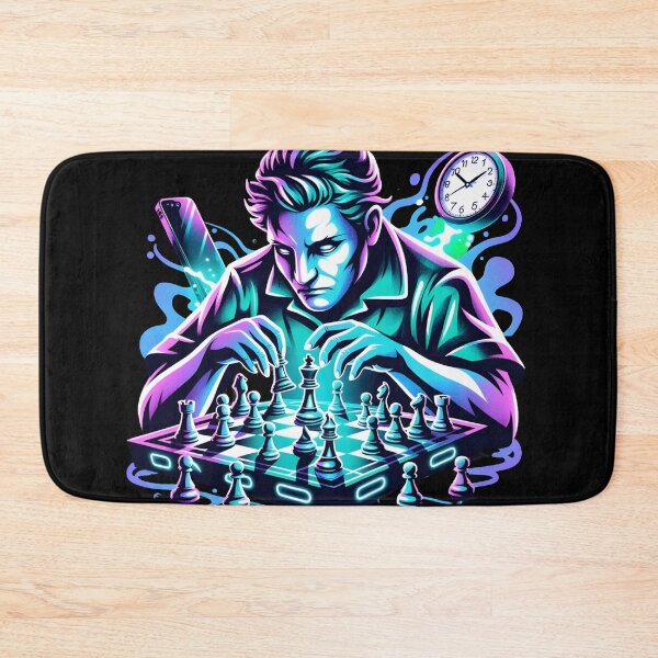 Item preview, Chess Now Life Later Neon Strategy Design designed and sold by ArdjaN_PL.