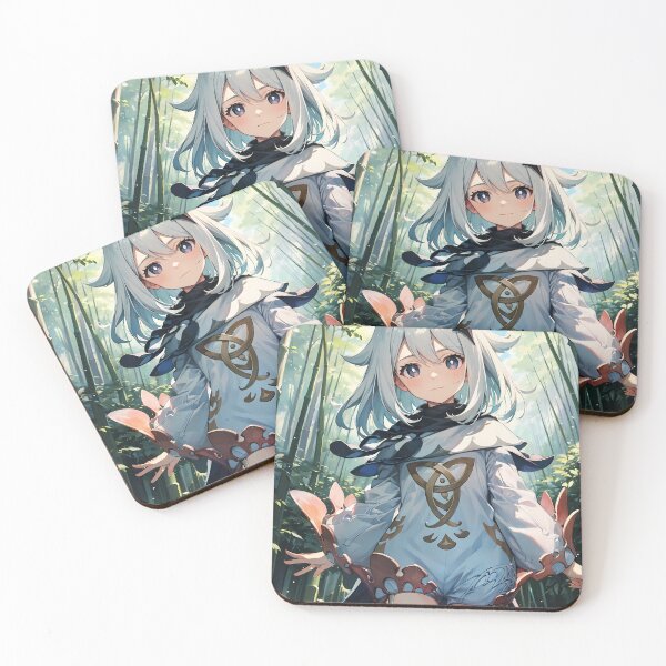 Item preview, Paimon Genshin Impact Bamboo Forest Calm Vibes designed and sold by mildaclairmo.