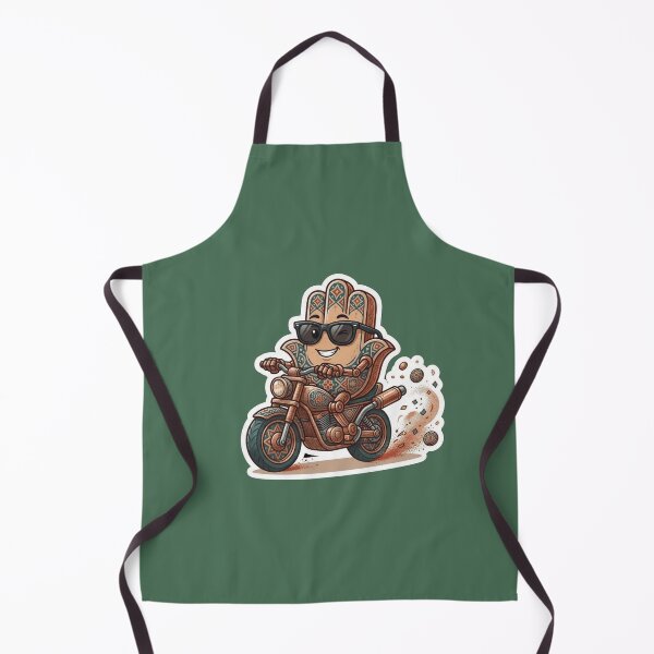 Item preview, Funny Cool Moroccan Khamsa Sticker - Hamsa Hand Riding Motorcycle Art designed and sold by zakman02.