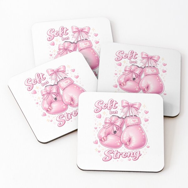 Item preview, Soft But Strong – Pink Boxing Gloves Coquette Aesthetic designed and sold by Aura.Creative.