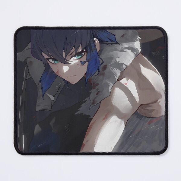 Item preview, Inosuke Hashibira Demon Slayer Moody Shadows Closeup designed and sold by mildaclairmo.