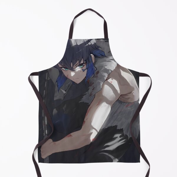Item preview, Inosuke Hashibira Demon Slayer Moody Shadows Closeup designed and sold by mildaclairmo.