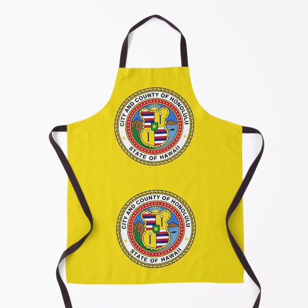 Item preview, City of Honolulu Flag - Hawaii Aloha Spirit & Oahu Heritage designed and sold by NTGUILTY.