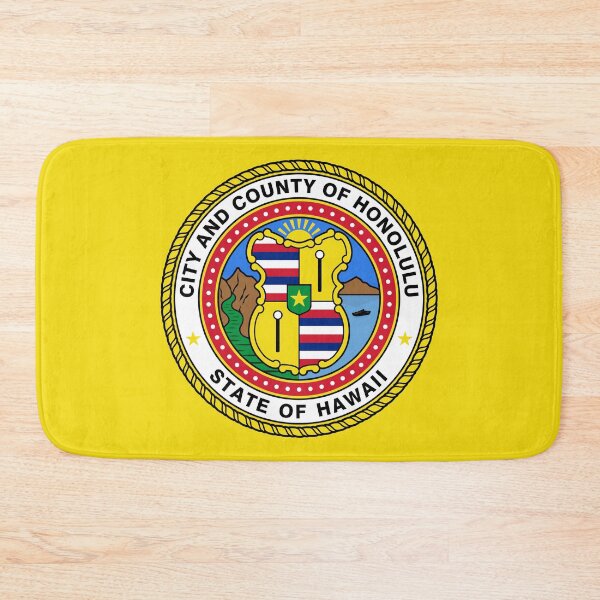 Item preview, City of Honolulu Flag - Hawaii Aloha Spirit & Oahu Heritage designed and sold by NTGUILTY.