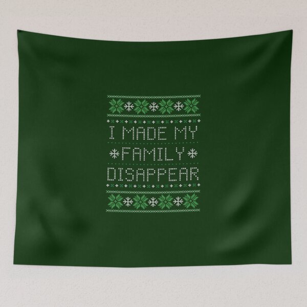 Item preview, Disappear Ugly Christmas Sweater designed and sold by Normbot2000.