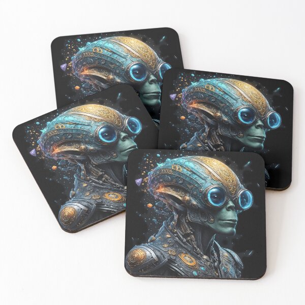 Item preview, Azure Master: Jewelry Futurism designed and sold by KunstGeist.